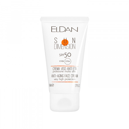 Дневная защита от солнца SPF50 Eldan Anti-Aging Face Cream High Protection, 50 мл